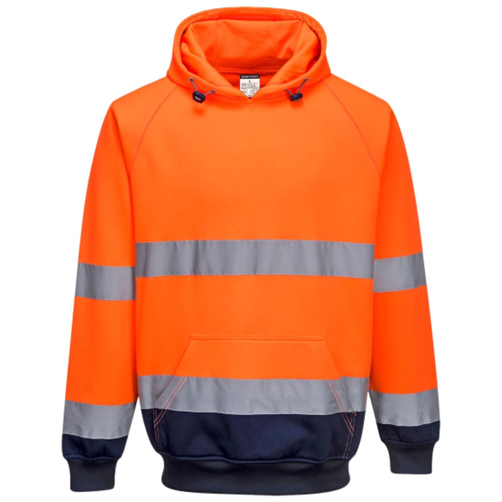 Portwest Hi-Vis Two Tone Hooded Sweatshirt Thumbnail