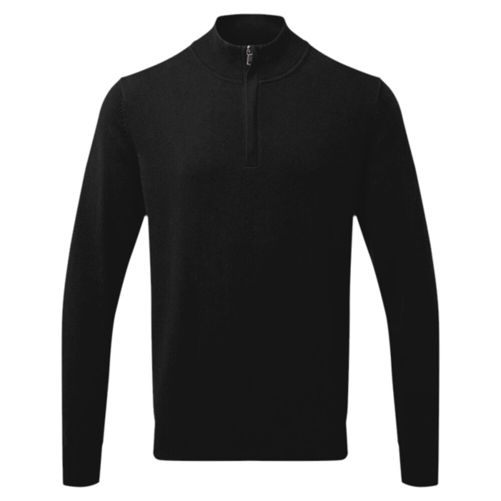 Men's cotton blend ¼ zip sweater Thumbnail