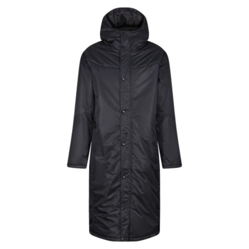 ADULT TOUCHLINE COAT BLACK Thumbnail
